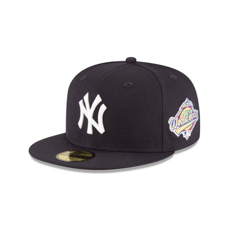 MLB New York Yankees 1996 World Series Wool 59Fifty Fitted (GKZ3172) - Blue New Era Caps